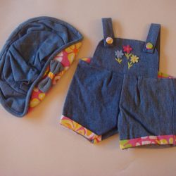 Jeans Overall & Hat